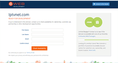 Desktop Screenshot of iptvnet.com